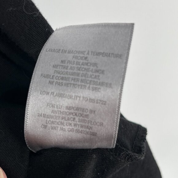 Anthropologie T.La Black Cut-Out Mini Dress XL - Picture 9 of 13